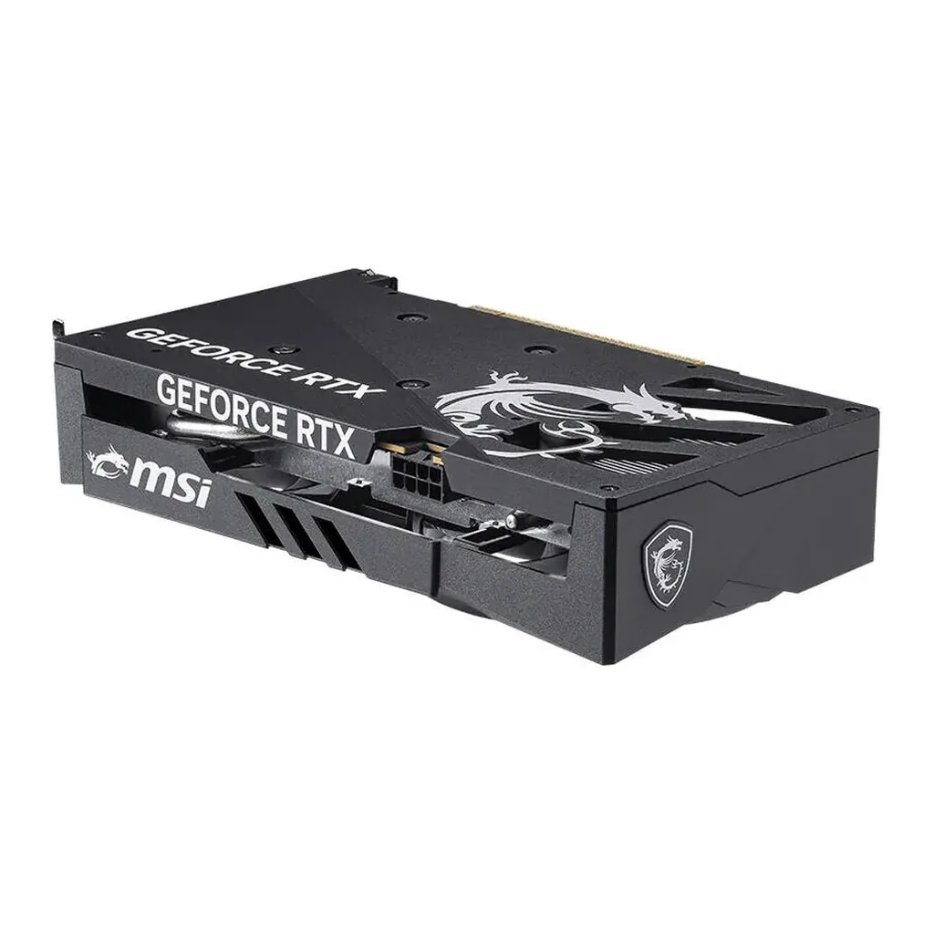 MSI GeForce RTX 5050 GAMING OC Graphics Card, 8GB GDDR6 128-Bit Memory, 2632 MHz Boost Clock, 20 Gbps Memory Speed, 2560 CUDA Cores, PCI Express Gen 5 – Gallery image 2 MSI GeForce RTX 5050 GAMING OC Graphics Card, 8GB GDDR6 128-Bit Memory, 2632 MHz Boost Clock, 20 Gbps Memory Speed, 2560 CUDA Cores, PCI Express Gen 5 – Gallery image 2