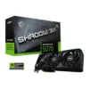MSI GeForce RTX 5070 12GB SHADOW 3X OC Graphics Card, GDDR7 192-Bit Memory, 2542 MHz Boost Clock, 6144 CUDA Cores, 28 Gbps Memory Speed, PCI Express G – Main image MSI GeForce RTX 5070 12GB SHADOW 3X OC Graphics Card, GDDR7 192-Bit Memory, 2542 MHz Boost Clock, 6144 CUDA Cores, 28 Gbps Memory Speed, PCI Express G – Main image