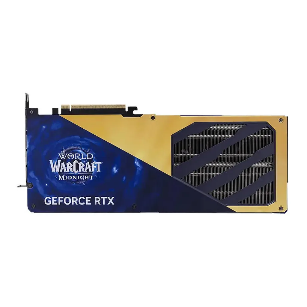MSI GeForce RTX 5070 World of Warcraft Midnight Void Edition OC Graphics Card, 12GB GDDR7 192-Bit Memory, 2610 MHz Boost Clock, 28 Gbps Memory Speed, – Gallery image 3 MSI GeForce RTX 5070 World of Warcraft Midnight Void Edition OC Graphics Card, 12GB GDDR7 192-Bit Memory, 2610 MHz Boost Clock, 28 Gbps Memory Speed, – Gallery image 3