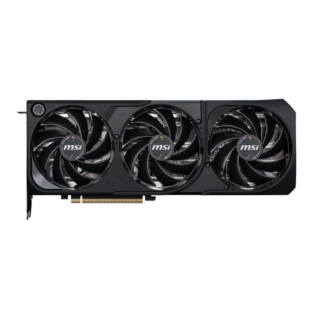 MSI GeForce RTX 5080 SHADOW 3X OC Graphics Card, 16GB GDDR7 256-Bit Memory, 2640 MHz Boost Clock, 10752 CUDA Cores, 30 Gbps Memory Speed, PCI Express – Gallery image 1 MSI GeForce RTX 5080 SHADOW 3X OC Graphics Card, 16GB GDDR7 256-Bit Memory, 2640 MHz Boost Clock, 10752 CUDA Cores, 30 Gbps Memory Speed, PCI Express – Gallery image 1