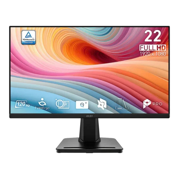 MSI PRO MP225 E12VL 21.45-inch Full HD 120Hz VA Monitor – Main image MSI PRO MP225 E12VL 21.45-inch Full HD 120Hz VA Monitor – Main image
