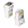 NEXUS RJ45 CAT6A SFTP and FTP Connector Plug 100-Pack 8P8C Pass-Through Ethernet Cable Connectors Shielded Modular Plugs Gold-Plated Contacts for 10 Gbps Network Installations (RJ45 FTP, 100 Pack) – Main image NEXUS RJ45 CAT6A SFTP and FTP Connector Plug 100-Pack 8P8C Pass-Through Ethernet Cable Connectors Shielded Modular Plugs Gold-Plated Contacts for 10 Gbps Network Installations (RJ45 FTP, 100 Pack) – Main image