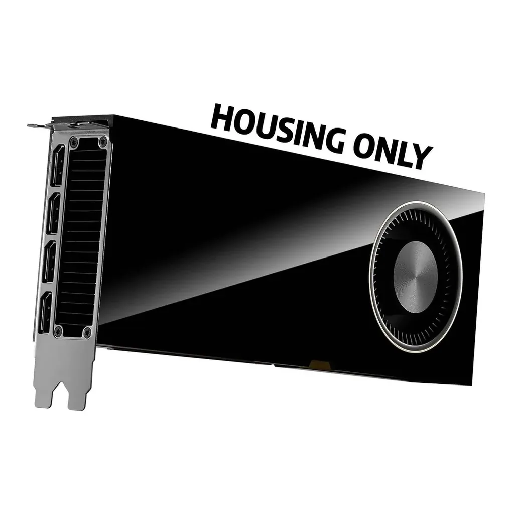 NVIDIA RTX 6000 Ada Generation Graphics Card Housing Only, Black – Main image NVIDIA RTX 6000 Ada Generation Graphics Card Housing Only, Black – Main image
