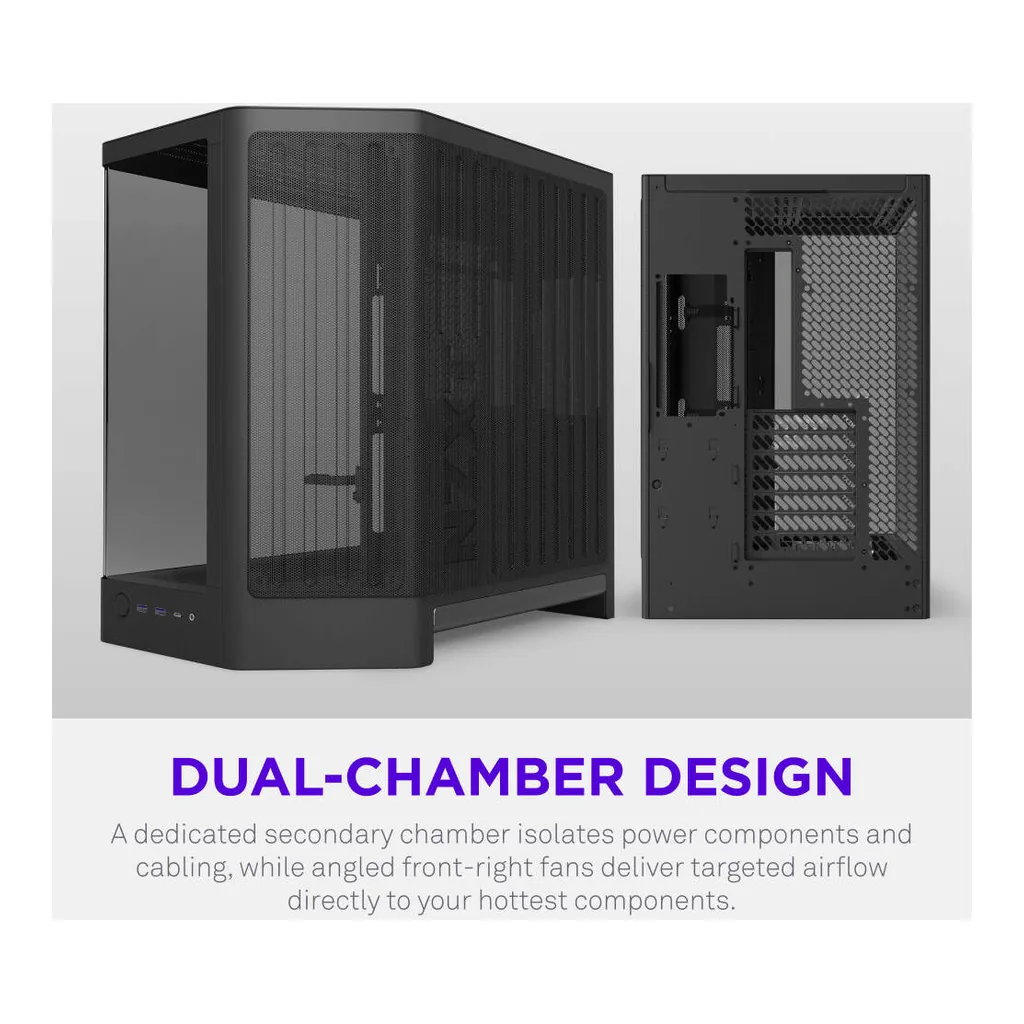 NZXT H6 Compact Dual-Chamber Case – Gallery image 2 NZXT H6 Compact Dual-Chamber Case – Gallery image 2