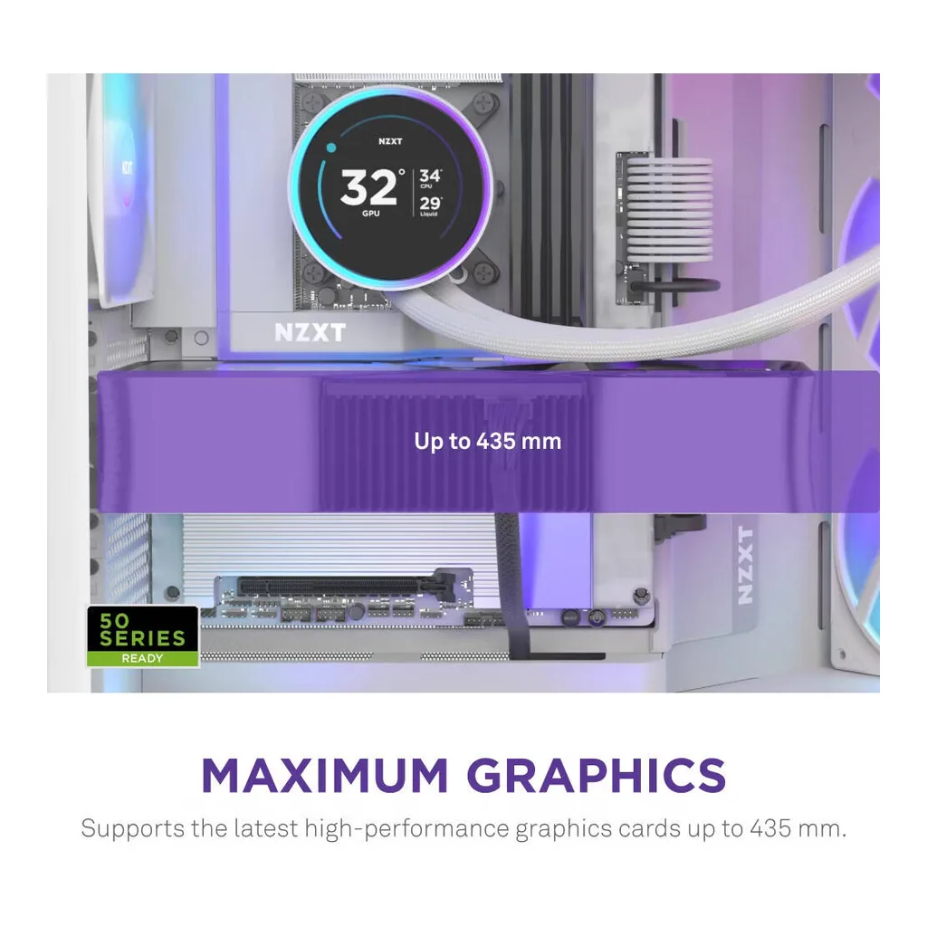 NZXT H9 Flow RGB+ Mid-Tower Case – Gallery image 4 NZXT H9 Flow RGB+ Mid-Tower Case – Gallery image 4