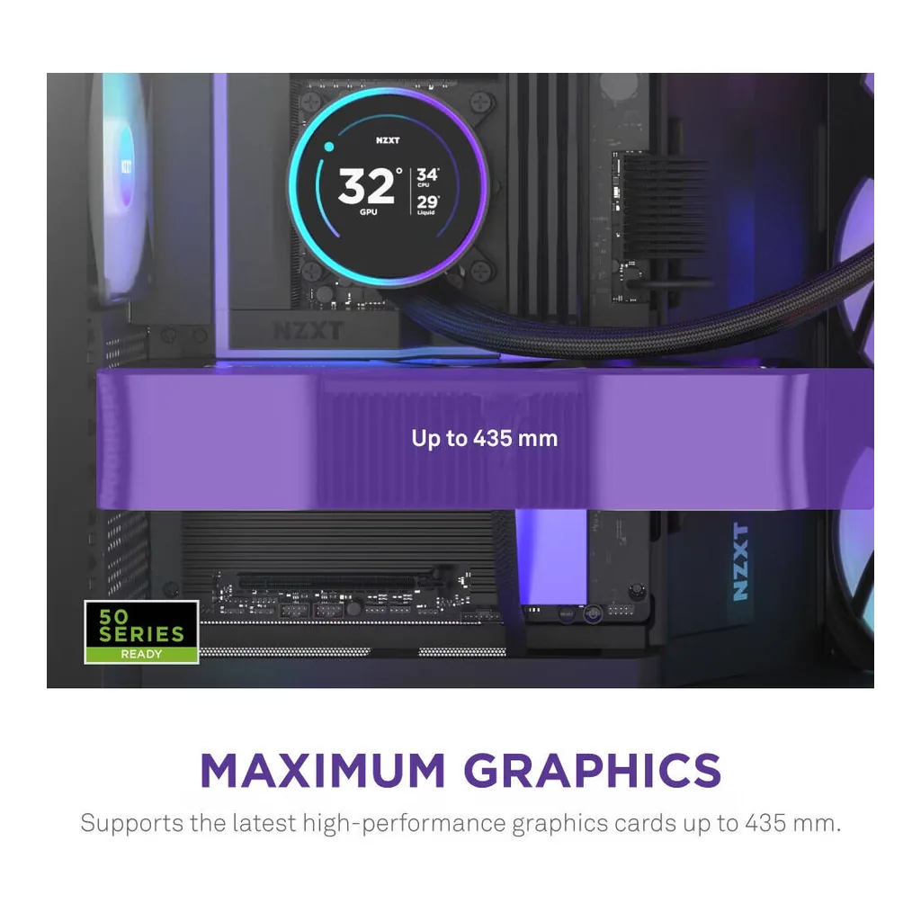 NZXT H9 Flow RGB+ Mid-Tower Case – Gallery image 10 NZXT H9 Flow RGB+ Mid-Tower Case – Gallery image 10