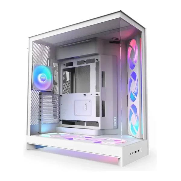 NZXT H9 Flow RGB+ Mid-Tower Case – Main image NZXT H9 Flow RGB+ Mid-Tower Case – Main image