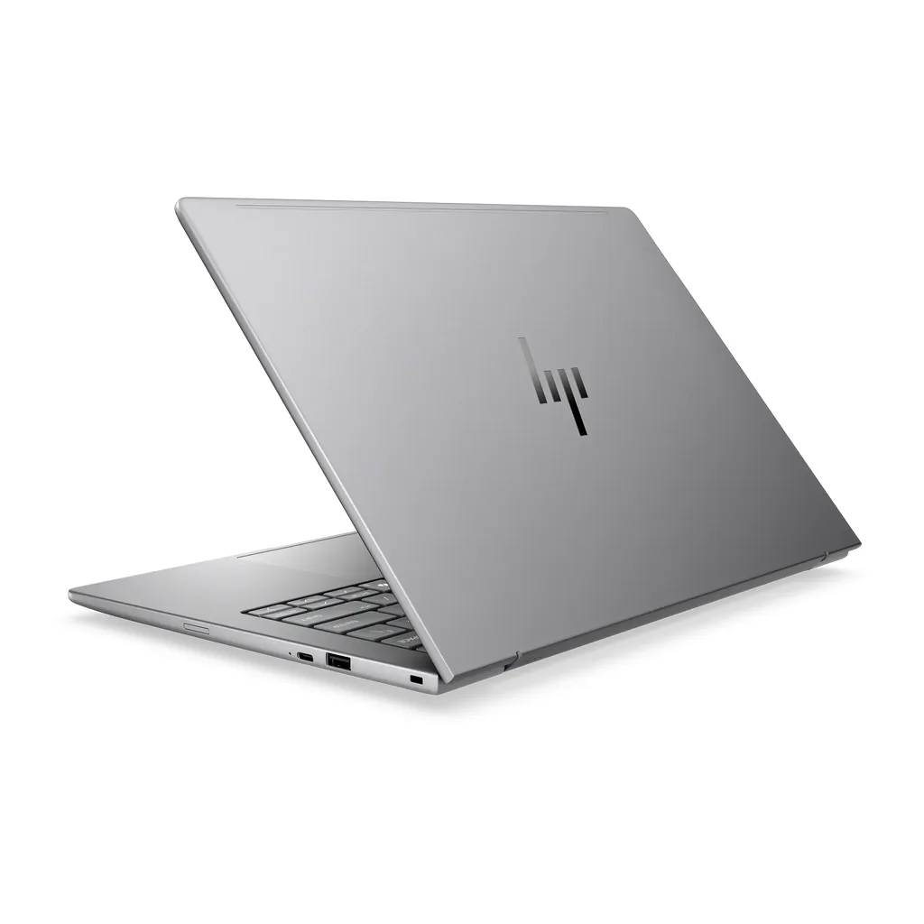 HP ZBook 8 G2i 14 Meteor Silver – Product view 5 HP ZBook 8 G2i 14-inch mobile workstation in meteor silver, manufacturer product view 5