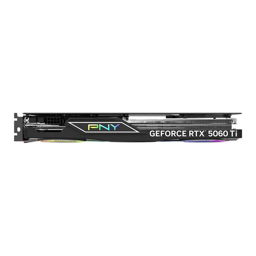 PNY GeForce RTX 5060 Ti 8GB EPIC-X RGB Overclocked Triple Fan Graphics Card, 8GB GDDR7 128-Bit Memory, 2407MHz Clock Speed, 4608 CUDA Cores, 8x PCI-Ex – Gallery image 6 PNY GeForce RTX 5060 Ti 8GB EPIC-X RGB Overclocked Triple Fan Graphics Card, 8GB GDDR7 128-Bit Memory, 2407MHz Clock Speed, 4608 CUDA Cores, 8x PCI-Ex – Gallery image 6