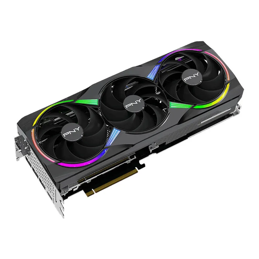 PNY GeForce RTX 5080 ARGB EPIC-X RGB OC Graphics Card, 16GB GDDR7 256-Bit Memory, 2.78 GHz Boost Clock, 30 Gbps Memory Speed, 10752 CUDA Cores, PCI-Ex – Gallery image 1 PNY GeForce RTX 5080 ARGB EPIC-X RGB OC Graphics Card, 16GB GDDR7 256-Bit Memory, 2.78 GHz Boost Clock, 30 Gbps Memory Speed, 10752 CUDA Cores, PCI-Ex – Gallery image 1