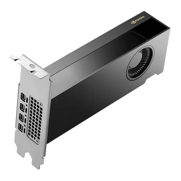 PNY NVIDIA RTX 2000 Ada Graphics Card, 16GB GDDR6 128-Bit Memory, 224 GB/sec Memory Bandwidth, 2816 CUDA Cores, 4N NVIDIA Custom Process, PCI Express – Main image PNY NVIDIA RTX 2000 Ada Graphics Card, 16GB GDDR6 128-Bit Memory, 224 GB/sec Memory Bandwidth, 2816 CUDA Cores, 4N NVIDIA Custom Process, PCI Express – Main image