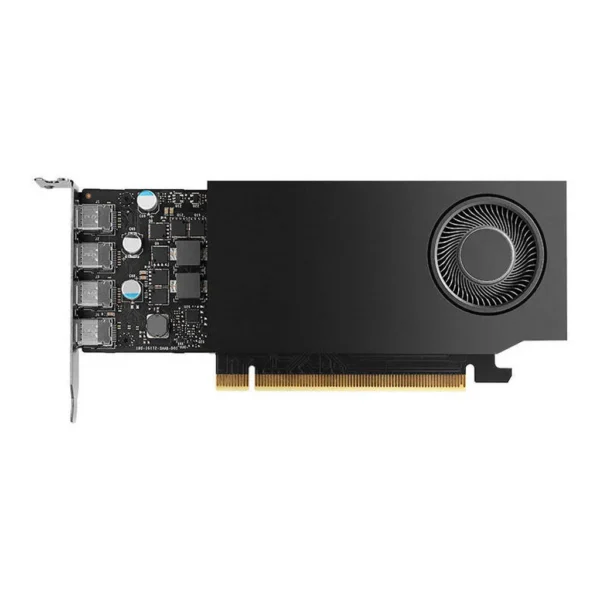 PNY NVIDIA RTX A1000 Graphics Card, 8GB GDDR6 128-Bit Memory, 2304 CUDA Cores, 192 GB/sec Memory Bandwidth, PCI Express 4.0, Black | VCNRTXA1000-SB – Main image PNY NVIDIA RTX A1000 Graphics Card, 8GB GDDR6 128-Bit Memory, 2304 CUDA Cores, 192 GB/sec Memory Bandwidth, PCI Express 4.0, Black | VCNRTXA1000-SB – Main image