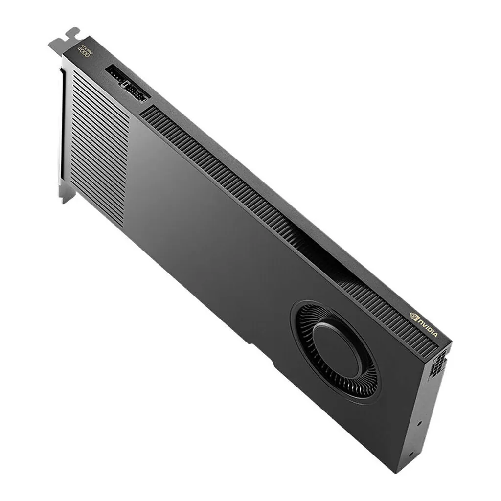 PNY NVIDIA RTX PRO 4000 Blackwell Graphics Card, 24GB GDDR7 192-Bit Memory, 8960 CUDA Cores, 672 GB/s Memory Bandwidth, PCI Express 5.0 x16, Black – Gallery image 4 PNY NVIDIA RTX PRO 4000 Blackwell Graphics Card, 24GB GDDR7 192-Bit Memory, 8960 CUDA Cores, 672 GB/s Memory Bandwidth, PCI Express 5.0 x16, Black – Gallery image 4