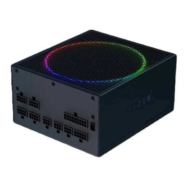 Razer Katana Chroma Fully Modular ATX Power Supply, 850W, 80 Plus Platinum Efficiency, 105C Japanese Capacitors, 140mm PWM Fan, Zero RPM Mode, Black | RC21-01840200-R3W1 – Main image Razer Katana Chroma Fully Modular ATX Power Supply, 850W, 80 Plus Platinum Efficiency, 105C Japanese Capacitors, 140mm PWM Fan, Zero RPM Mode, Black | RC21-01840200-R3W1 – Main image