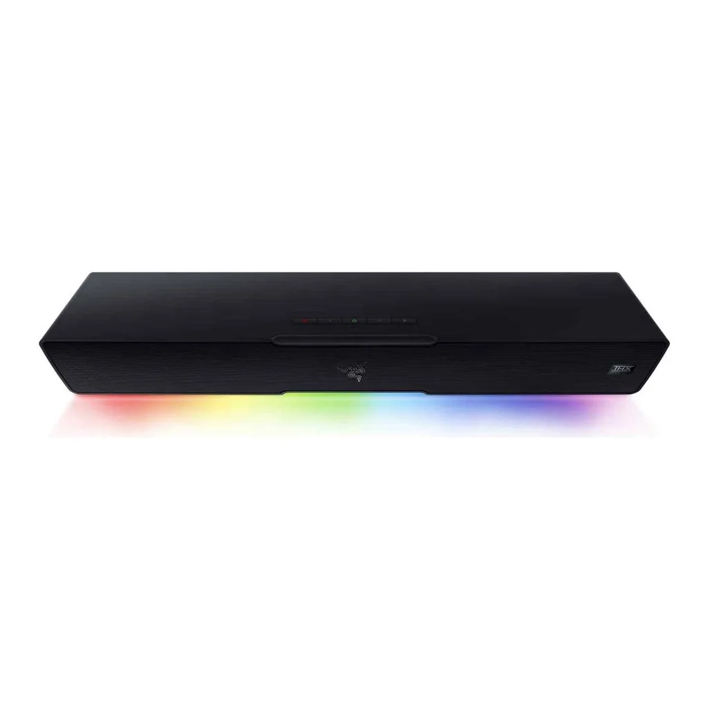Razer Leviathan V2 PC Gaming Soundbar with Subwoofer, THX Spatial Audio, Compact Desktop Form Factor, 45 Hz-20 kHz Frequency Response, Bluetooth 5.2, USB Audio Input, Black | RZ05-03920100-R3G1 – Gallery image 2 Razer Leviathan V2 PC Gaming Soundbar with Subwoofer, THX Spatial Audio, Compact Desktop Form Factor, 45 Hz-20 kHz Frequency Response, Bluetooth 5.2, USB Audio Input, Black | RZ05-03920100-R3G1 – Gallery image 2