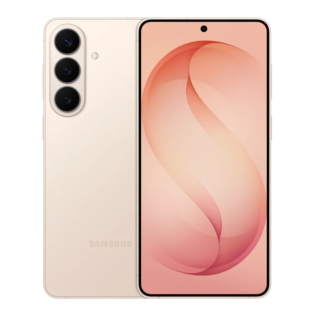 Samsung Galaxy S26+ Pink Gold — front and rear Samsung Galaxy S26+ Pink Gold — front and rear