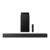 Samsung HW-B450F 2.1 Channel Soundbar with Wireless Subwoofer, Dolby Audio & DTS Virtual X, Bass Boost Mode, Adaptive Sound, Bluetooth TV Connection, Titan Black | HW-B450F/ZN – Gallery image 1 Samsung HW-B450F 2.1 Channel Soundbar with Wireless Subwoofer, Dolby Audio & DTS Virtual X, Bass Boost Mode, Adaptive Sound, Bluetooth TV Connection, Titan Black | HW-B450F/ZN – Gallery image 1