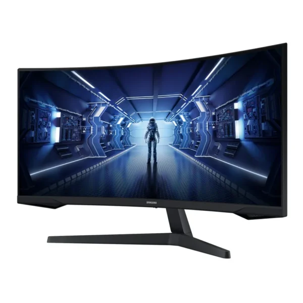 Samsung LC34G55TWWNXZA — product view 5 Samsung LC34G55TWWNXZA monitor — 34 Inch Odyssey G5 G55T Black