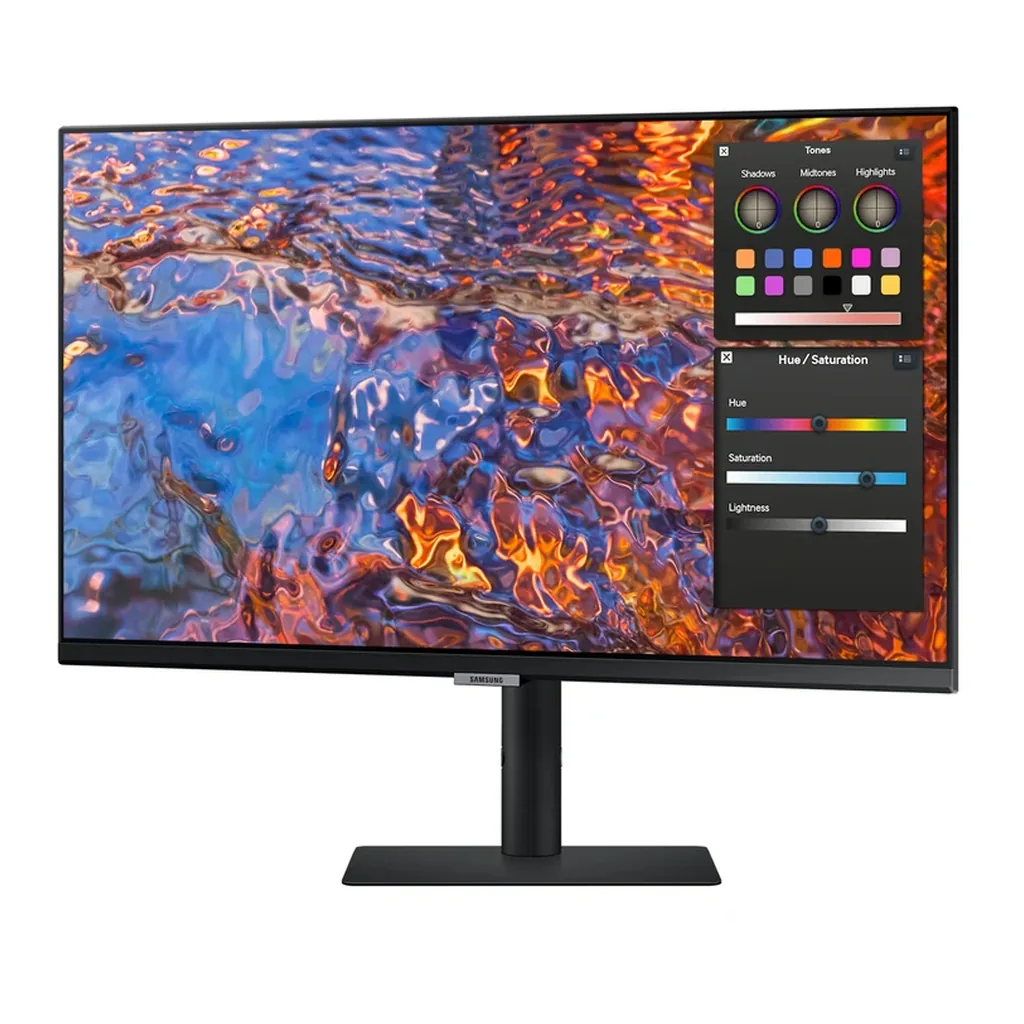 Samsung LS27B804PXNXGO — product view 14 Samsung LS27B804PXNXGO monitor — 27" ViewFinity S8 S80PB 4K UHD IPS Monitor Swivel1 Black
