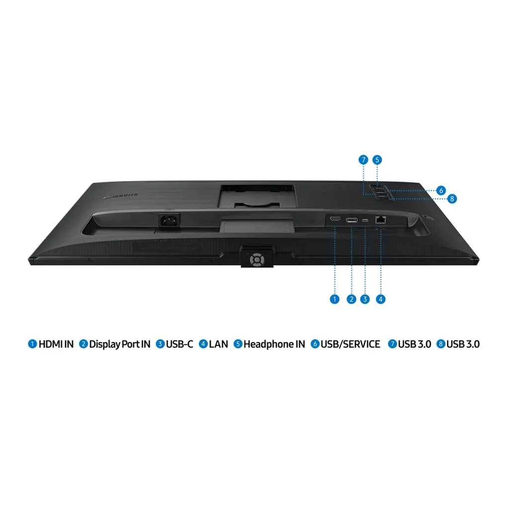 Samsung LS27B804PXNXGO — product view 19 Samsung LS27B804PXNXGO monitor — 27" ViewFinity S8 S80PB 4K UHD IPS Monitor Dynamic4 Black
