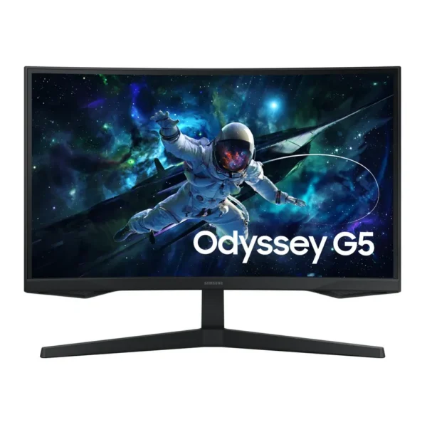 Samsung LS27CG552ENXZA — product view 1 Samsung LS27CG552ENXZA monitor — Odyssey G5 G55C QHD 165Hz Curved Gaming Monitor Black