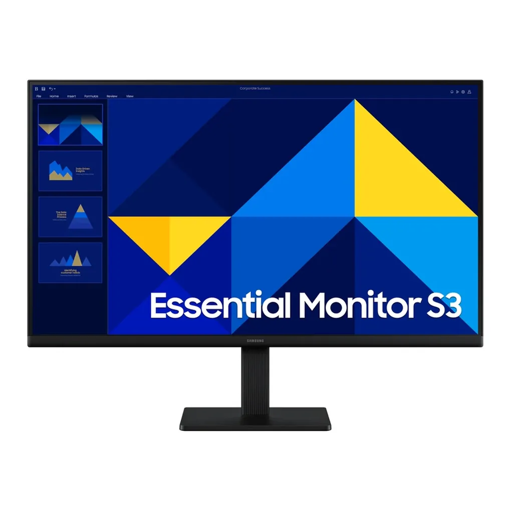 Samsung LS27D300GANXZA — product view 1 Samsung LS27D300GANXZA monitor — 27" S3 (S30GD) FHD IPS 100Hz Monitor Black