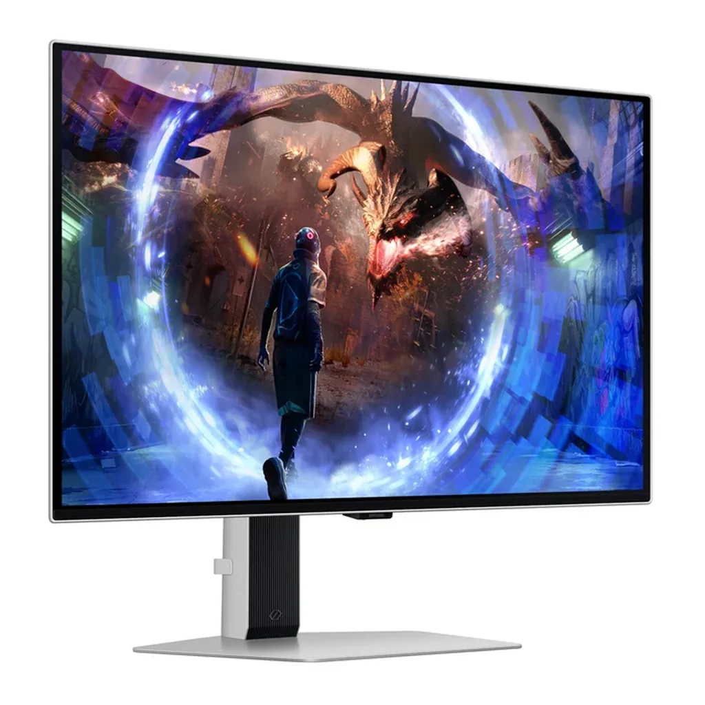 Samsung LS27DG602SNXZA — product view 2 Samsung LS27DG602SNXZA monitor — Odyssey OLED G6 G60SD QHD 360Hz Gaming Monitor Silver