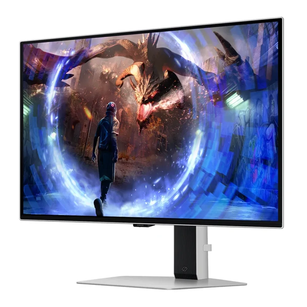 Samsung LS27DG602SNXZA — product view 3 Samsung LS27DG602SNXZA monitor — Odyssey OLED G6 G60SD QHD 360Hz Gaming Monitor Silver