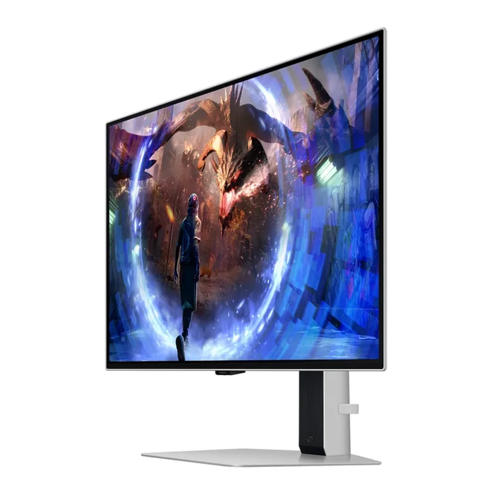 Samsung LS27DG602SNXZA — product view 6 Samsung LS27DG602SNXZA monitor — Odyssey OLED G6 G60SD QHD 360Hz Gaming Monitor Silver