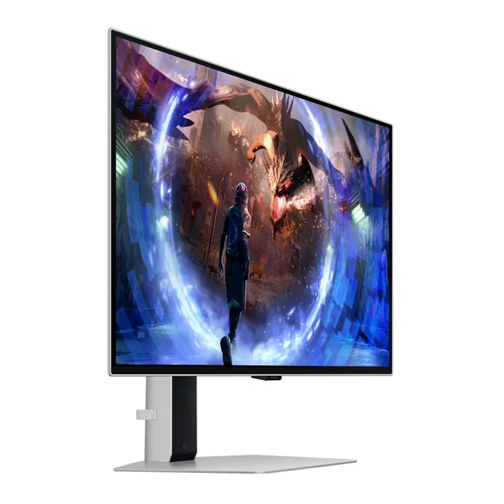 Samsung LS27DG602SNXZA — product view 7 Samsung LS27DG602SNXZA monitor — Odyssey OLED G6 G60SD QHD 360Hz Gaming Monitor Silver