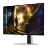 Samsung LS27DG610SNXZA — product view 3 Samsung LS27DG610SNXZA monitor — Odyssey OLED G6 G61SD QHD Silver