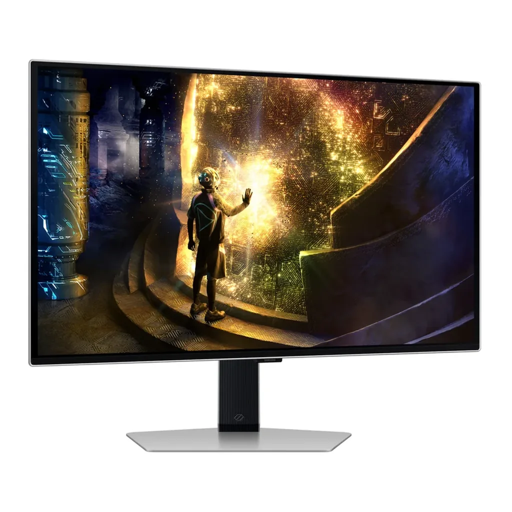 Samsung LS27DG610SNXZA — product view 11 Samsung LS27DG610SNXZA monitor — Odyssey OLED G6 G61SD QHD Silver