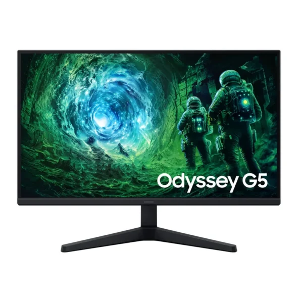 Samsung LS27FG532ENXZA — product view 1 Samsung LS27FG532ENXZA monitor — Odyssey G5 G53F QHD 200Hz Gaming Monitor Black