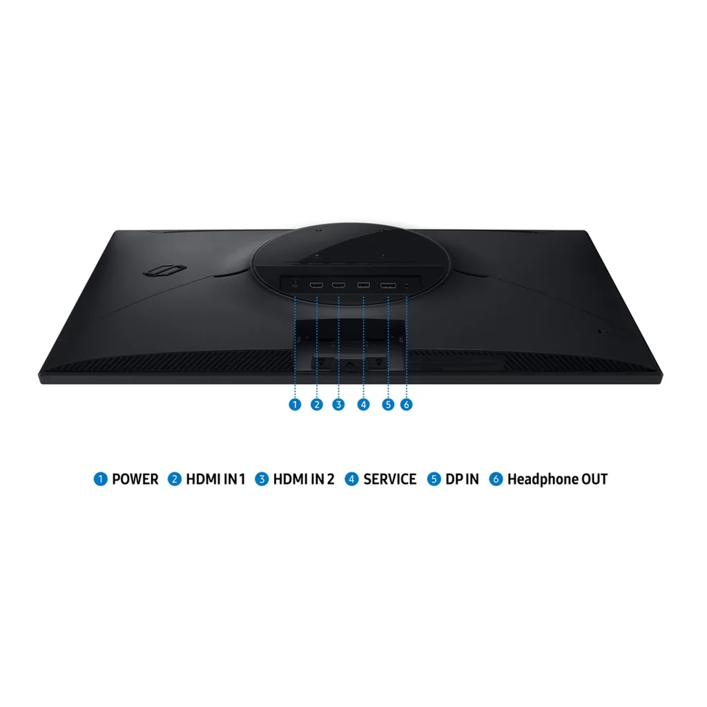 Samsung LS27FG532ENXZA — product view 6 Samsung LS27FG532ENXZA monitor — Odyssey G5 G53F QHD 200Hz Gaming Monitor Black