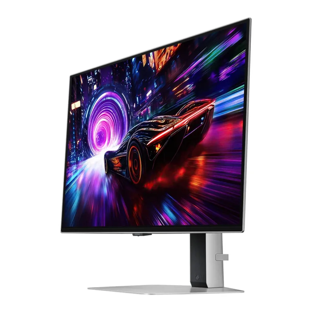 Samsung LS27FG810SNXZA — product view 10 Samsung LS27FG810SNXZA monitor — 27 Inch Odyssey OLED G8 G81SF 4K 240Hz Gaming Monitor Silver