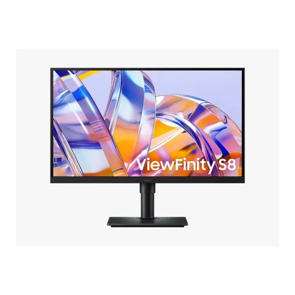 Samsung LS27H802UANXZA — product view 1 Samsung LS27H802UANXZA monitor — A front product shot of the 27 Inch Samsung ViewFinity S8 S80UH Monitor.