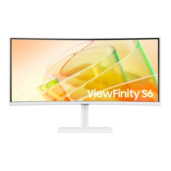 Samsung LS34C650TANXGO — product view 1 Samsung LS34C650TANXGO monitor — 34" ViewFinity S6 S65TC Front White