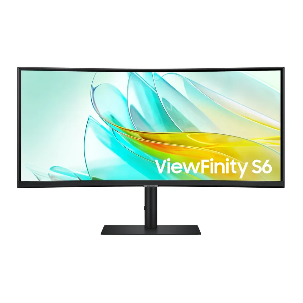Samsung LS34C650UANXGO — product view 1 Samsung LS34C650UANXGO monitor — ViewFinity S6 S65UC Ultra WQHD USB-C Monitor Black