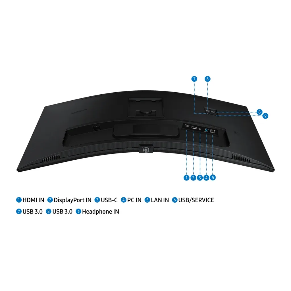 Samsung LS34C650UANXGO — product view 15 Samsung LS34C650UANXGO monitor — ViewFinity S6 S65UC Ultra WQHD USB-C Monitor Black