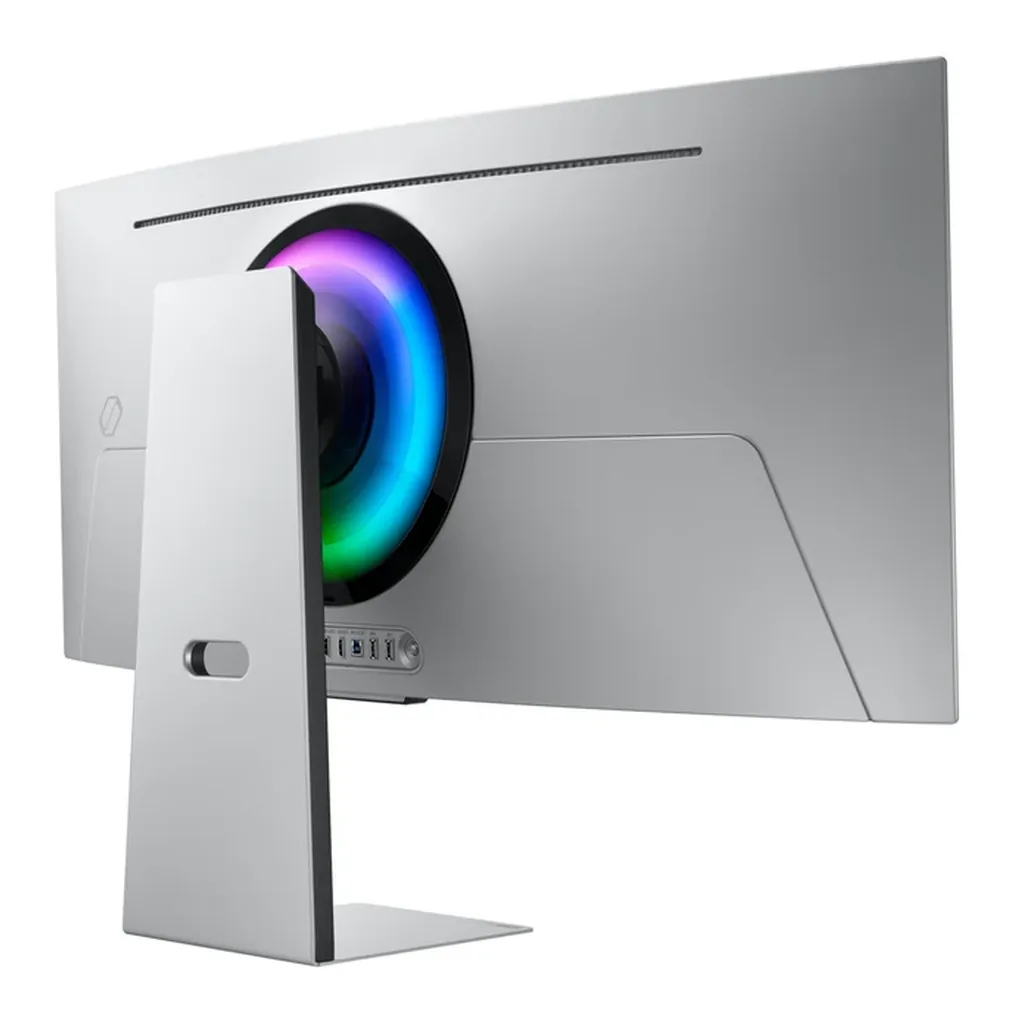 Samsung LS34DG856SNXZA — product view 6 Samsung LS34DG856SNXZA monitor — Odyssey OLED G8 G85SD Ultra WQHD 175Hz Gaming Monitor Silver