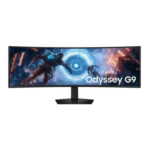 Samsung LS49FG910ENXZA — product view 1 Samsung LS49FG910ENXZA monitor — Odyssey G9 G91F DQHD 144Hz Gaming Monitor Black