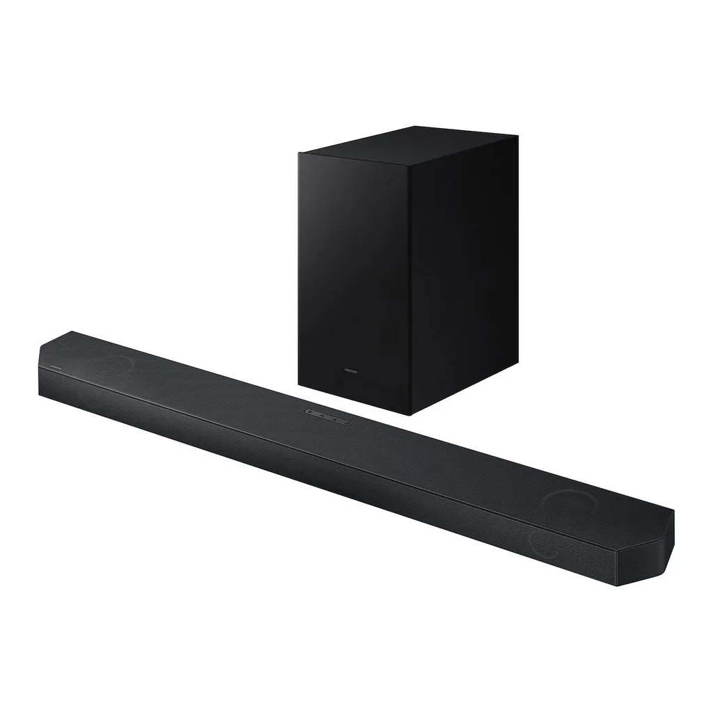 SAMSUNG Q-Series Soundbar 3.1.2ch Subwoofer, Wireless Dolby Atmos, Q-Symphony, AI Adaptive Sound, Voice Enhance Mode, Spotify Connect, Chromecast, Black | HW-Q600H – Gallery image 5 SAMSUNG Q-Series Soundbar 3.1.2ch Subwoofer, Wireless Dolby Atmos, Q-Symphony, AI Adaptive Sound, Voice Enhance Mode, Spotify Connect, Chromecast, Black | HW-Q600H – Gallery image 5