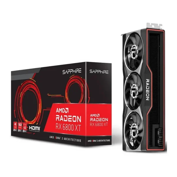 Sapphire Pulse AMD Radeon RX 6800 XT Gaming Graphics Card - 16GB GDDR6, 256 bit, 2310 MHz Bosst Clock, 16 Gbps Effective, PCI Express 4.0, 1x HDMI, 3x – Main image Sapphire Pulse AMD Radeon RX 6800 XT Gaming Graphics Card - 16GB GDDR6, 256 bit, 2310 MHz Bosst Clock, 16 Gbps Effective, PCI Express 4.0, 1x HDMI, 3x – Main image