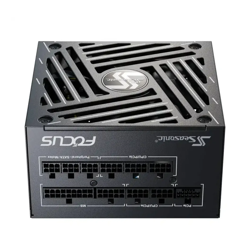Seasonic FOCUS GX ATX 3.1 Fully Modular Power Supply, 850W Power, 80 PLUS Gold Efficiency, 135mm Fluid Dynamic Bearing Type, ATX/EPS Form Factor, Black | SRP-FGX851-A5A32SF – Gallery image 5 Seasonic FOCUS GX ATX 3.1 Fully Modular Power Supply, 850W Power, 80 PLUS Gold Efficiency, 135mm Fluid Dynamic Bearing Type, ATX/EPS Form Factor, Black | SRP-FGX851-A5A32SF – Gallery image 5