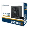 SilverStone ATTIS 650R Non-Modular Power Supply, 650W Power, 80 Plus Bronze, Silent 120mm Fan, Active PFC, Multi-Protection, ATX Form Factor, Japanese Primary Capacitor, Black | SST-AT650R-BF – Gallery image 7 SilverStone ATTIS 650R Non-Modular Power Supply, 650W Power, 80 Plus Bronze, Silent 120mm Fan, Active PFC, Multi-Protection, ATX Form Factor, Japanese Primary Capacitor, Black | SST-AT650R-BF – Gallery image 7