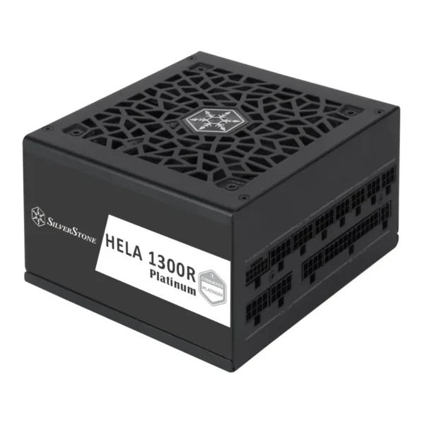 Silverstone Hela 1300R Fully Modular ATX Power Supply, Cybenetics Platinum, 1300W Max Output Power, 1 x 24 / 20-Pin Connector, 120mm Silent FDB Fan, Active PFC, Black | SST-HA1300R-PM – Main image Silverstone Hela 1300R Fully Modular ATX Power Supply, Cybenetics Platinum, 1300W Max Output Power, 1 x 24 / 20-Pin Connector, 120mm Silent FDB Fan, Active PFC, Black | SST-HA1300R-PM – Main image