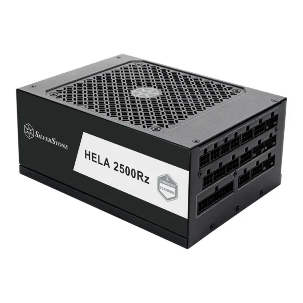SilverStone HELA 2500Rz Cybenetics Platinum 2500W ATX 3.1 & PCIe 5 Fully Modular ATX Power Supply, 135mm Dual Ball Bearing Fan Cooling System, Active PFC, Black | SST-HA2500R-PM – Main image SilverStone HELA 2500Rz Cybenetics Platinum 2500W ATX 3.1 & PCIe 5 Fully Modular ATX Power Supply, 135mm Dual Ball Bearing Fan Cooling System, Active PFC, Black | SST-HA2500R-PM – Main image