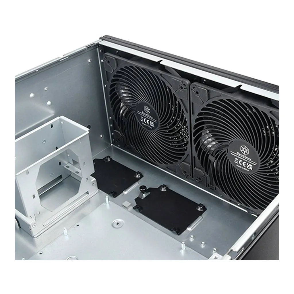 SilverStone RM51 5U Rackmount Server Chassis, SSI-EEB Support, 360mm Liquid Cooling, 8 PCI Slots, Black | SST-RM51 – Gallery image 13 SilverStone RM51 5U Rackmount Server Chassis, SSI-EEB Support, 360mm Liquid Cooling, 8 PCI Slots, Black | SST-RM51 – Gallery image 13
