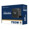 SilverStone Strider 750 EF Non-Modular Power Supply, 80 Plus Efficiency, Active PFC, 120mm Silent Fan, ATX (PS2) Form, 18 dBA Noise Level, 100,000 Hours MTBF, Black | SST-ST750-EF – Gallery image 2 SilverStone Strider 750 EF Non-Modular Power Supply, 80 Plus Efficiency, Active PFC, 120mm Silent Fan, ATX (PS2) Form, 18 dBA Noise Level, 100,000 Hours MTBF, Black | SST-ST750-EF – Gallery image 2