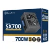 SilverStone SX700-G Fully Modular Power Supply, 700W Power, 80 PLUS Gold Efficiency, Single 92mm FDB Fan, Active PFC, Japanese Capacitors, SFX Form Factor, Black | SST-SX700-G V1.1 – Gallery image 1 SilverStone SX700-G Fully Modular Power Supply, 700W Power, 80 PLUS Gold Efficiency, Single 92mm FDB Fan, Active PFC, Japanese Capacitors, SFX Form Factor, Black | SST-SX700-G V1.1 – Gallery image 1